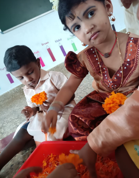 Onam Pookalam — Play N Learn daycare Coimbatore