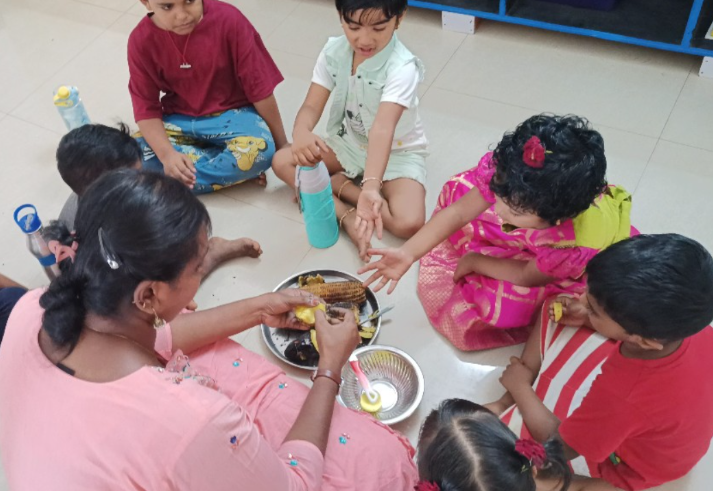 Snack Circle — Play N Learn daycare Coimbatore