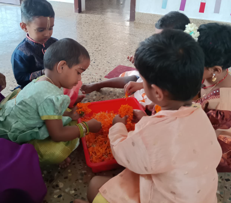 Pookalam Together — Play N Learn daycare Coimbatore
