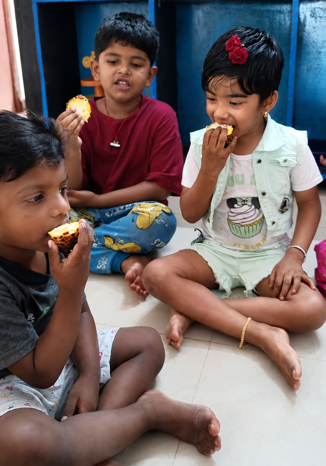 Snack Time — Play N Learn daycare Coimbatore